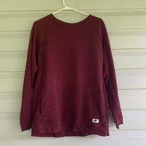Maroon Nike crewneck